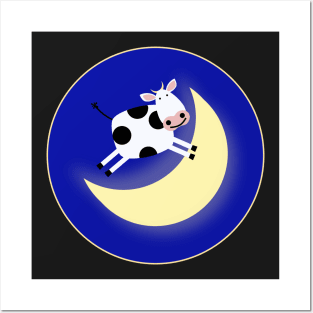 and the cow jumped over the moon... Posters and Art